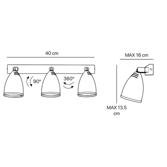 antikna medena nastenna spalotka s tromi ziarovkami svetla kuchyna spalna vintage patina country farma chalupa stredomorska 7.jpg